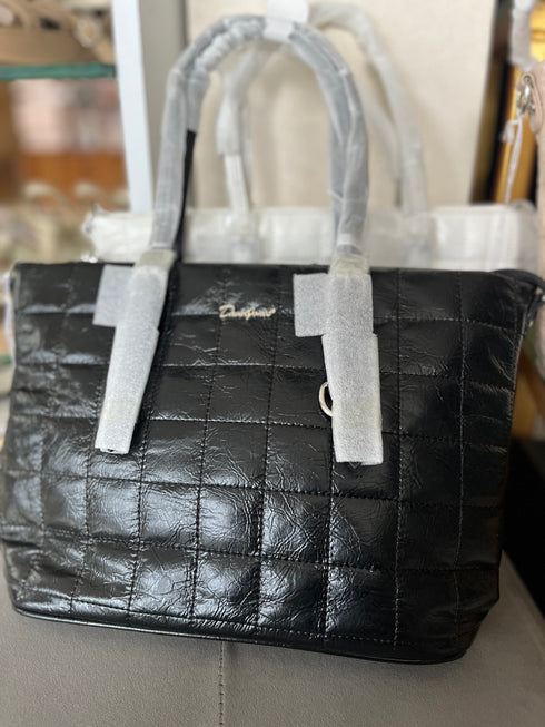 Women Multi Purpose Tote Bag With Spacious Triple Compartment